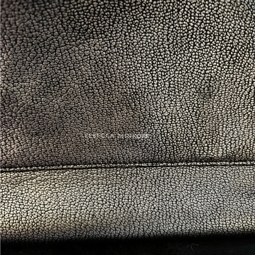 Rebecca Minkoff Pebbled Black Leather Bag